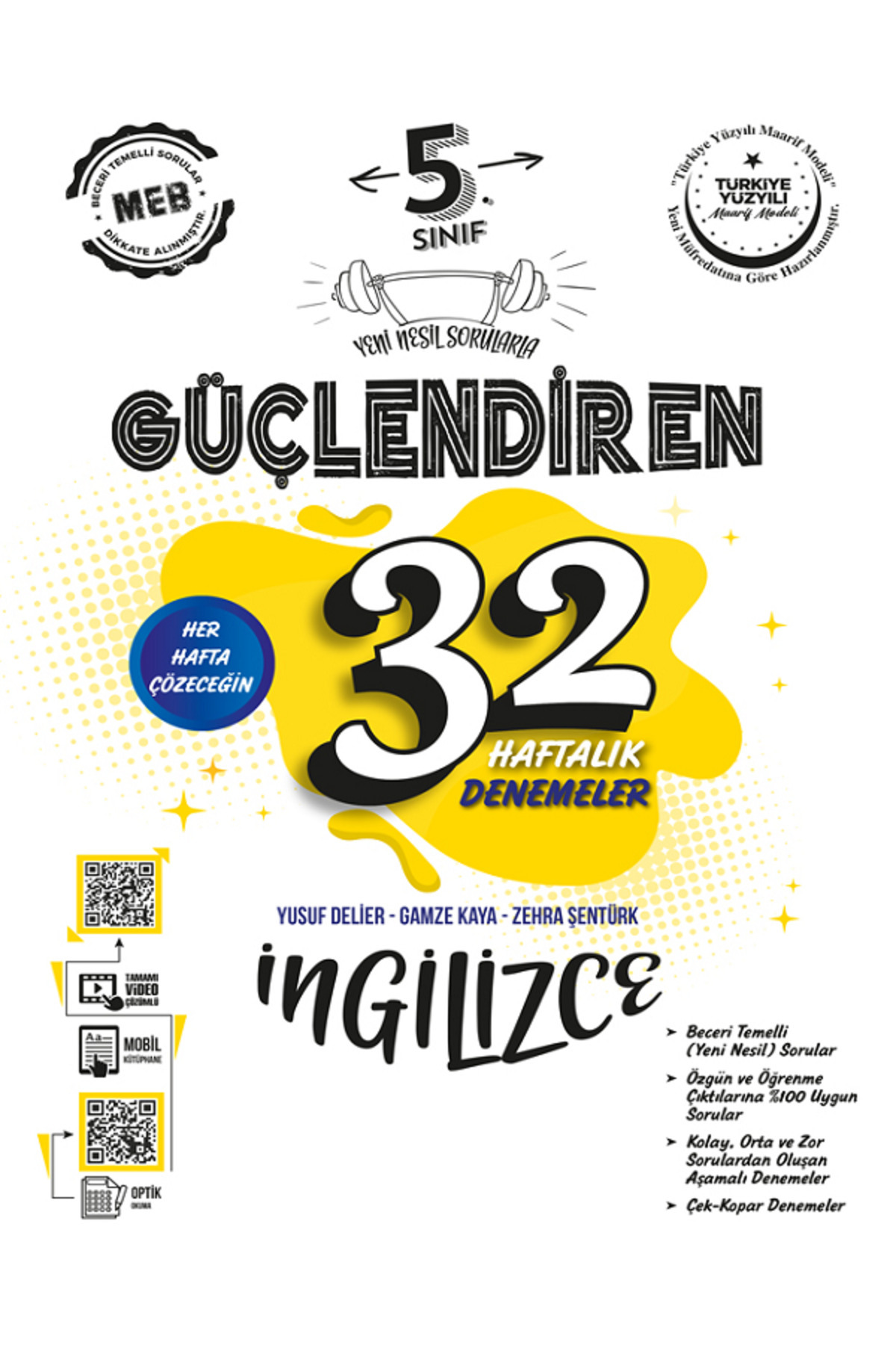 5.Sınıf Ankara Güçlendiren 32 Haftalık Matematik Türkçe Fen Sosyal Din İngilizce Denemeler - 6 KİTAP 5.Sınıf Ankara Güçlendiren 32 Haftalık Matematik Türkçe Fen Sosyal Din İngilizce Denemeler - 6 KİTAP