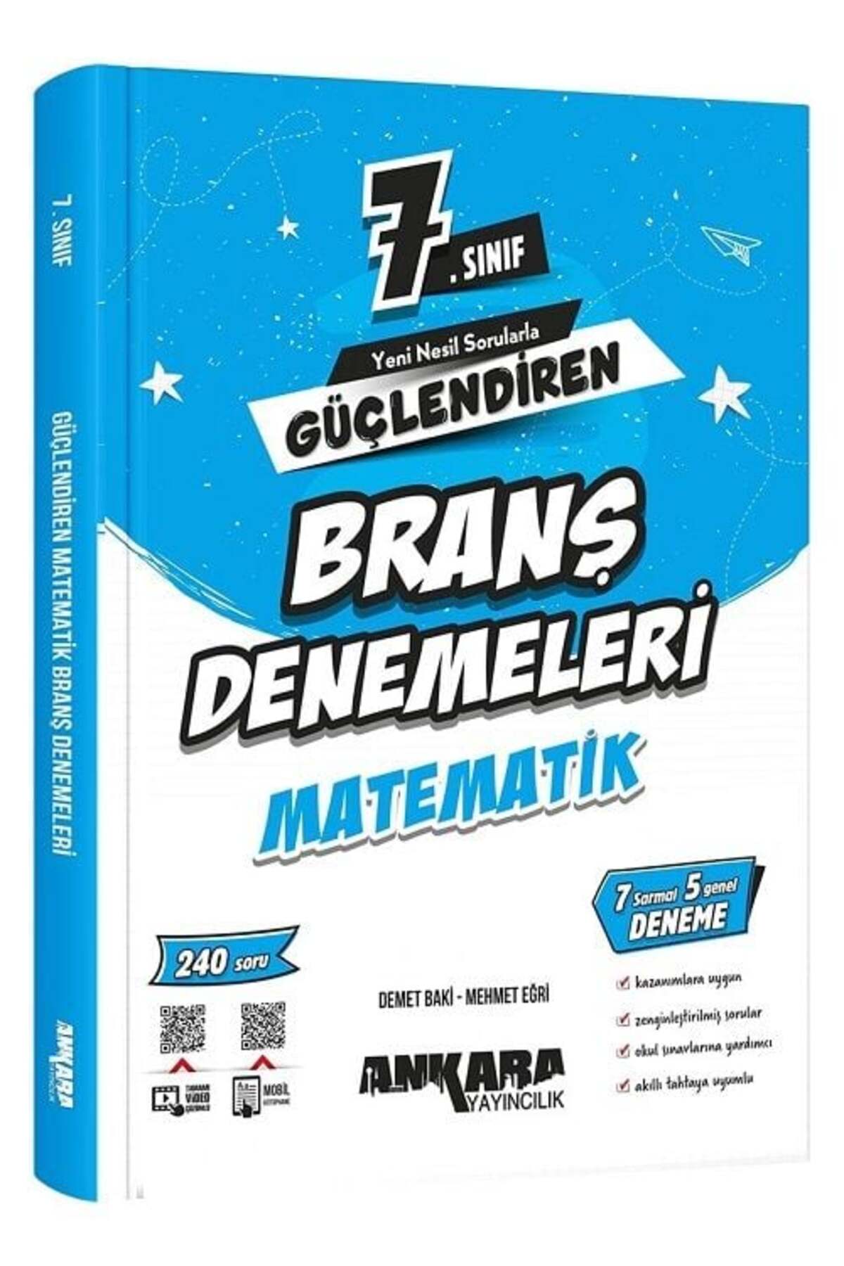 7. Sınıf Matematik Güçlendiren Branş Denemeleri Ankara Yayıncılık 7. Sınıf Matematik Güçlendiren Branş Denemeleri Ankara Yayıncılık