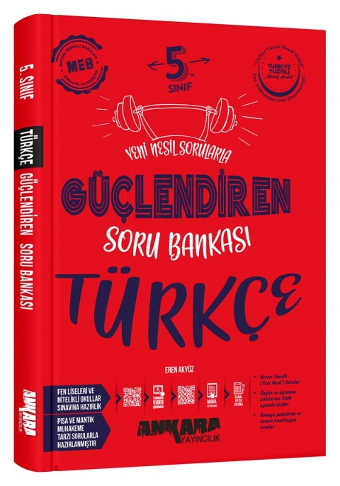 Ankara Yayıncılık 5.Sınıf Türkçe Güçlendiren Soru Bankası
