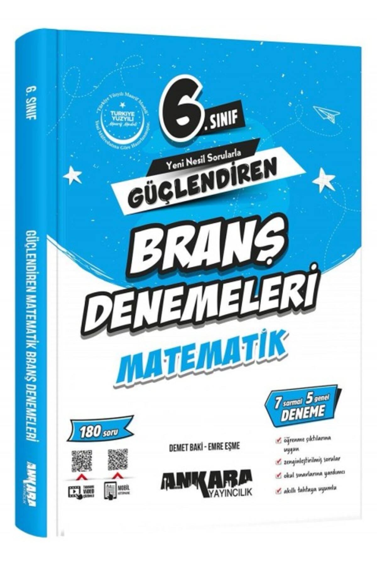 ANKARA YAY. 6.SINIF GÜÇLENDİREN MATEMATİK BRANŞ DENEMELERİ 2026