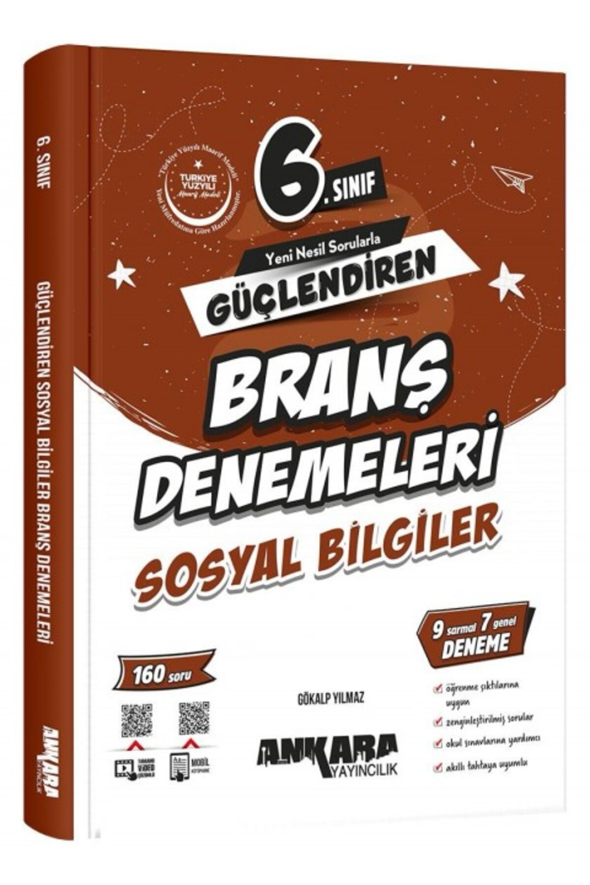 ANKARA YAY. 6.SINIF GÜÇLENDİREN SOSYAL BİLGİLER BRANŞ DENEMELERİ 2026