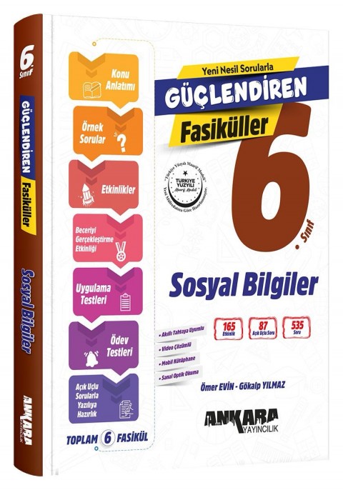 Ankara Yayıncılık.6 Sınıf Güçlendiren Sosyal Bilgiler Fasiküller