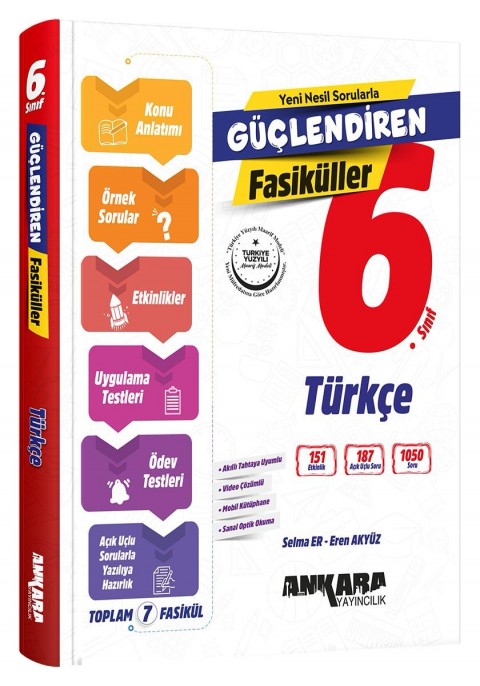 Ankara Yayıncılık 6. Sınıf Güçlendiren Türkçe Fasiküller