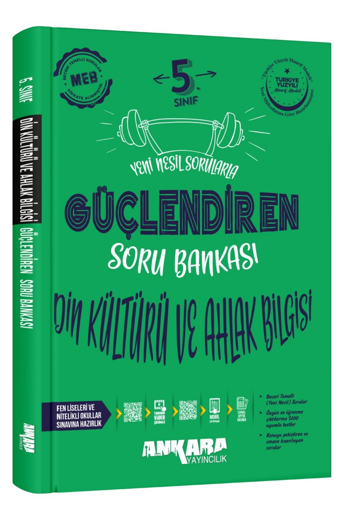 Ankara Yayıncılık 2024 - 2025 Yeni Müfredat 5.Sınıf Yeni Nesil Güçlendiren DİN KÜLTÜRÜ VE AHLAK BİLGİSİ Soru Bankası Ankara Yayıncılık 2024 - 2025 Yeni Müfredat 5.Sınıf Yeni Nesil Güçlendiren DİN KÜLTÜRÜ VE AHLAK BİLGİSİ Soru Bankası