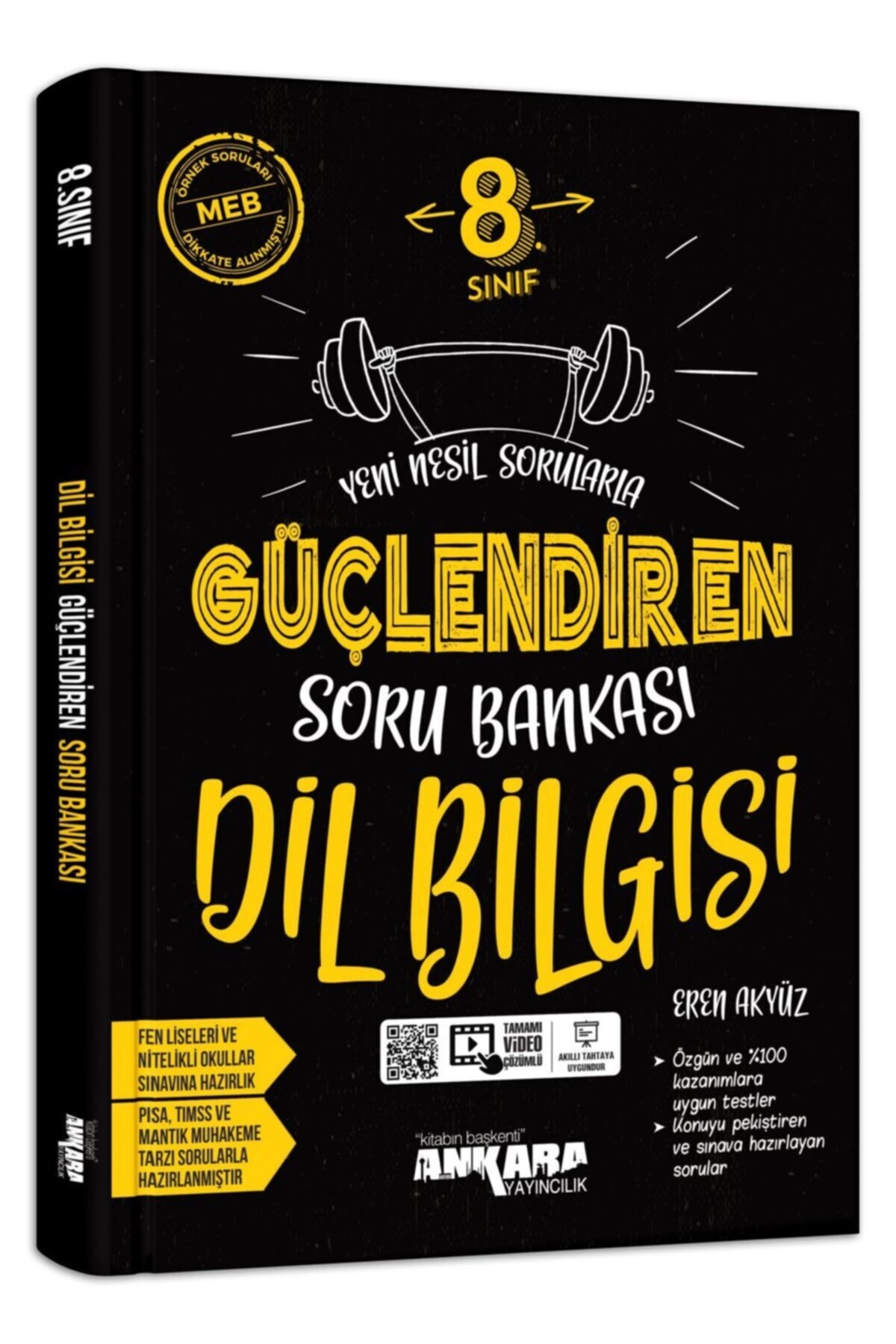 Ankara Yayıncılık 8. Sınıf Güçlendiren Dil Bilgisi Soru Bankası Ankara Yayınları