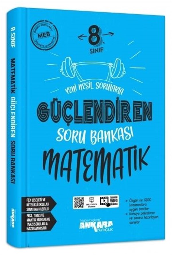 Ankara Yayıncılık 8. Sınıf Güçlendiren Matematik Soru Bankası