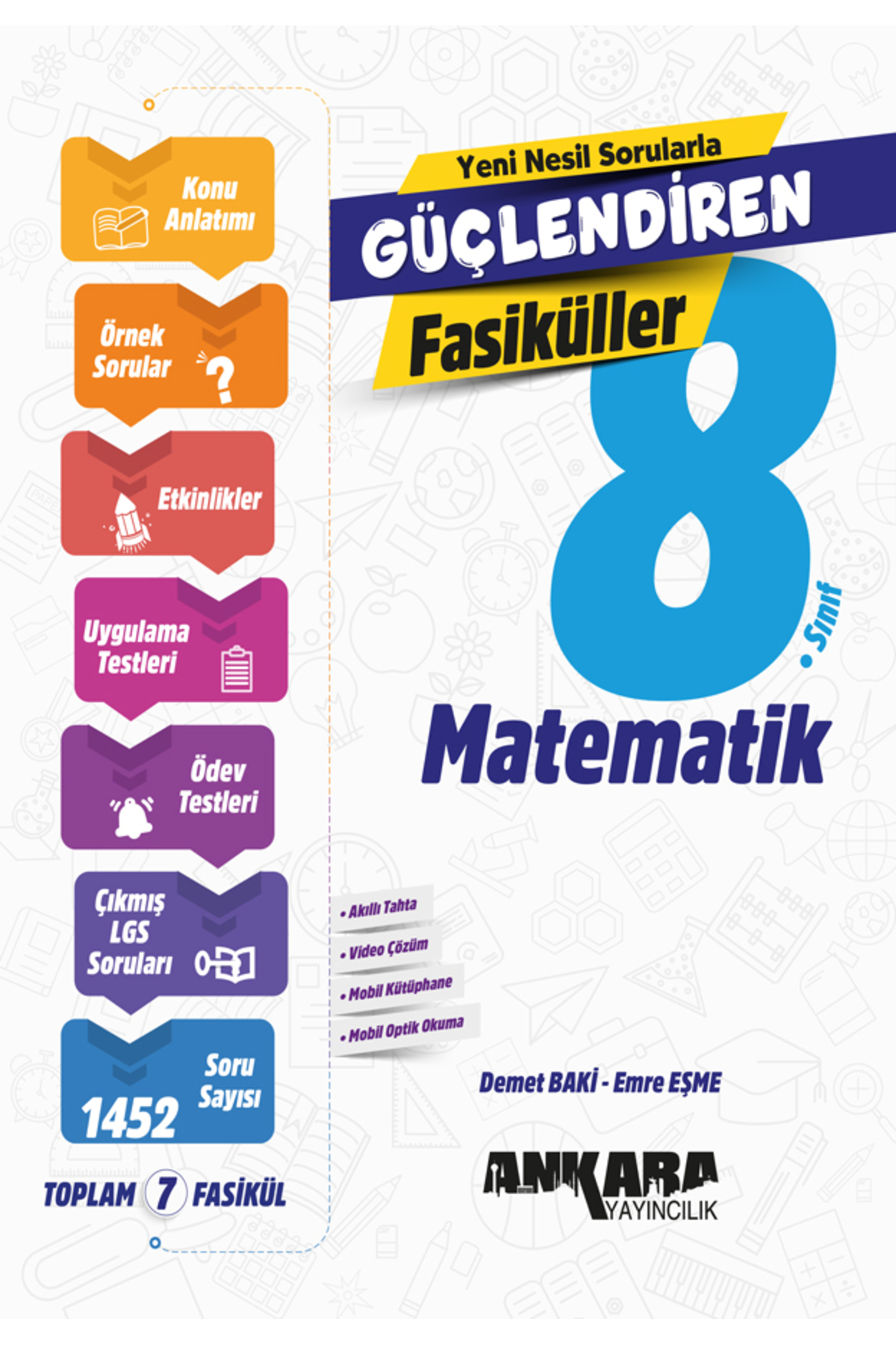 Ankara Yayıncılık 8. Sınıf Matematik Güçlendiren Fasiküller Set 2026-Güncel Baskı